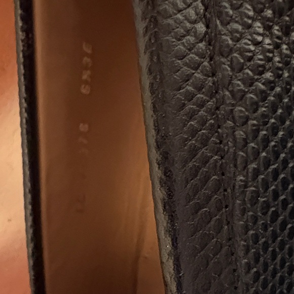 Salvatore Ferragamo Textured Black Loafers - Picture 6 of 6